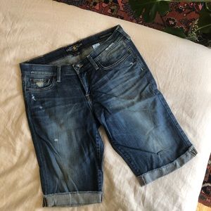 Lucky Brand denim Bermuda shorts
